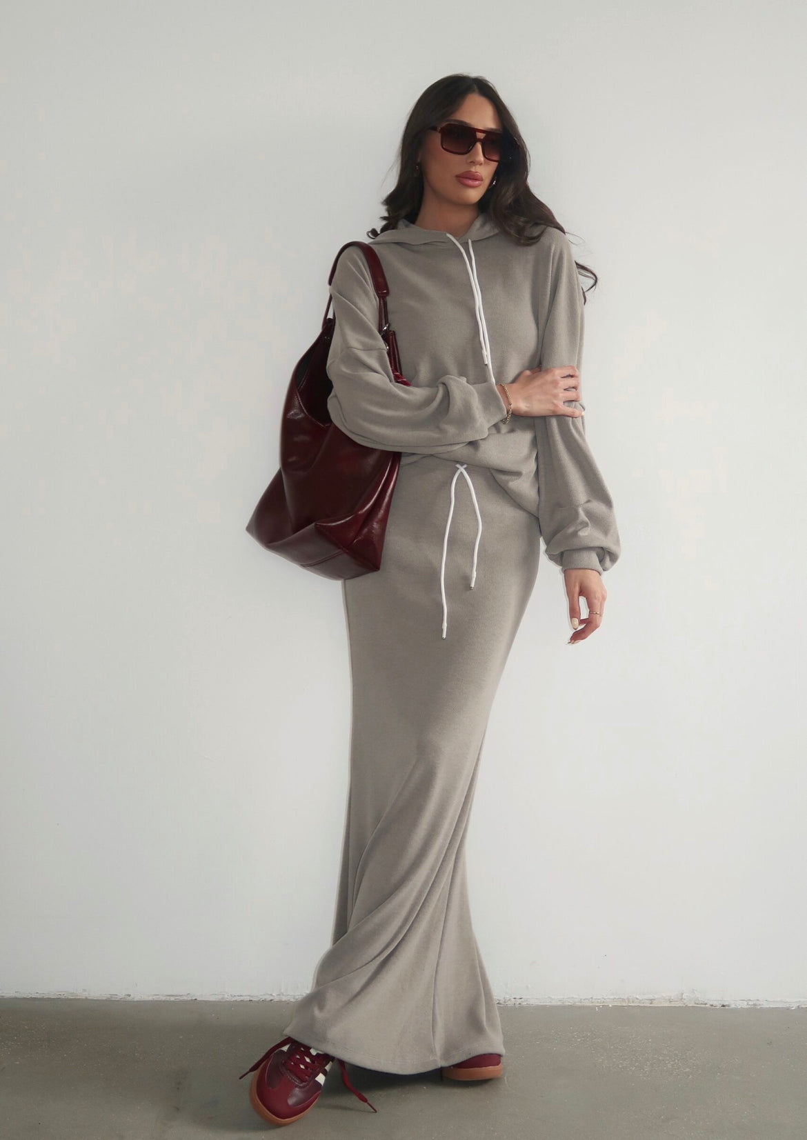 Hoodie set grey