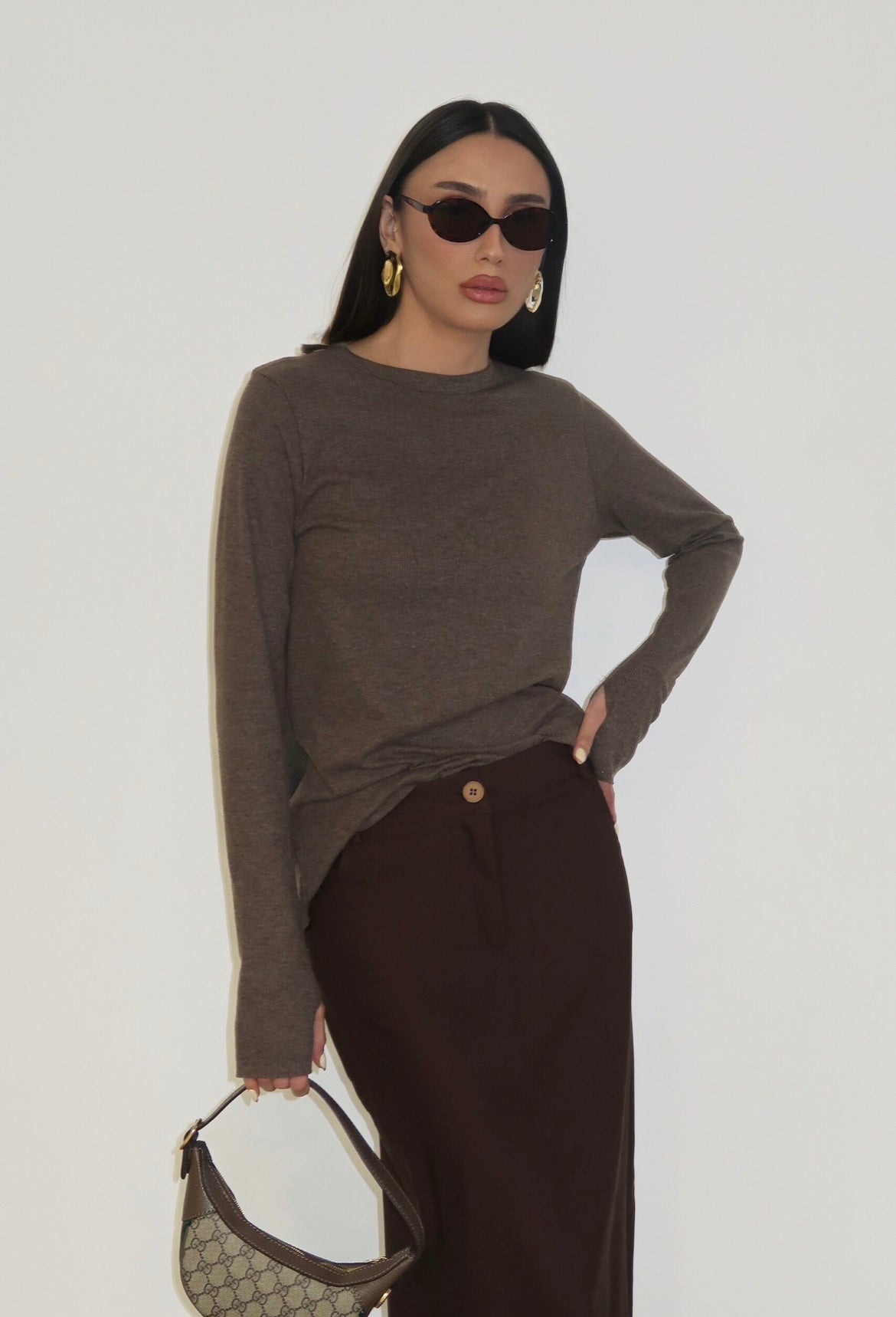 Riv T-Shirt brown