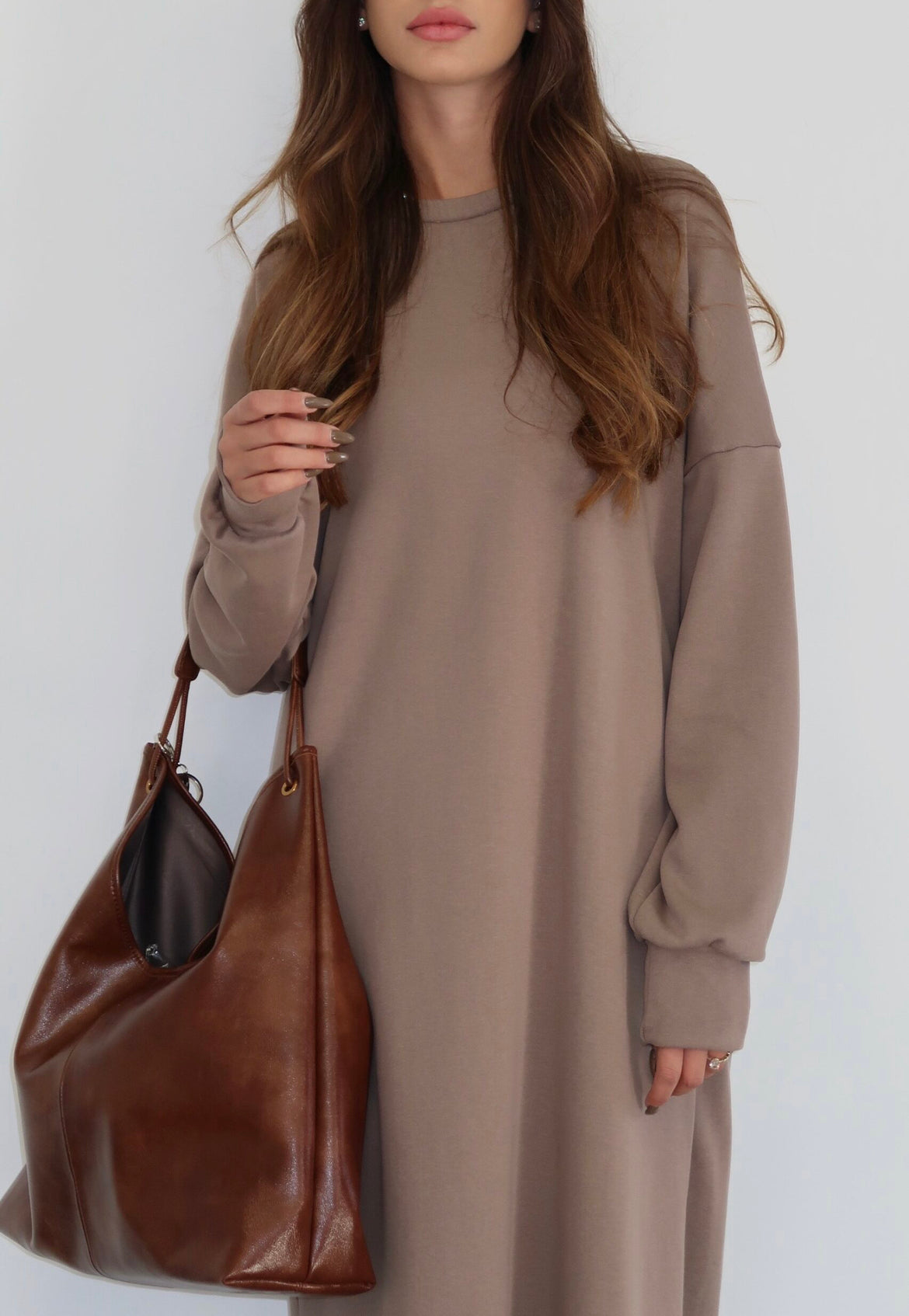 Tomi dress brown