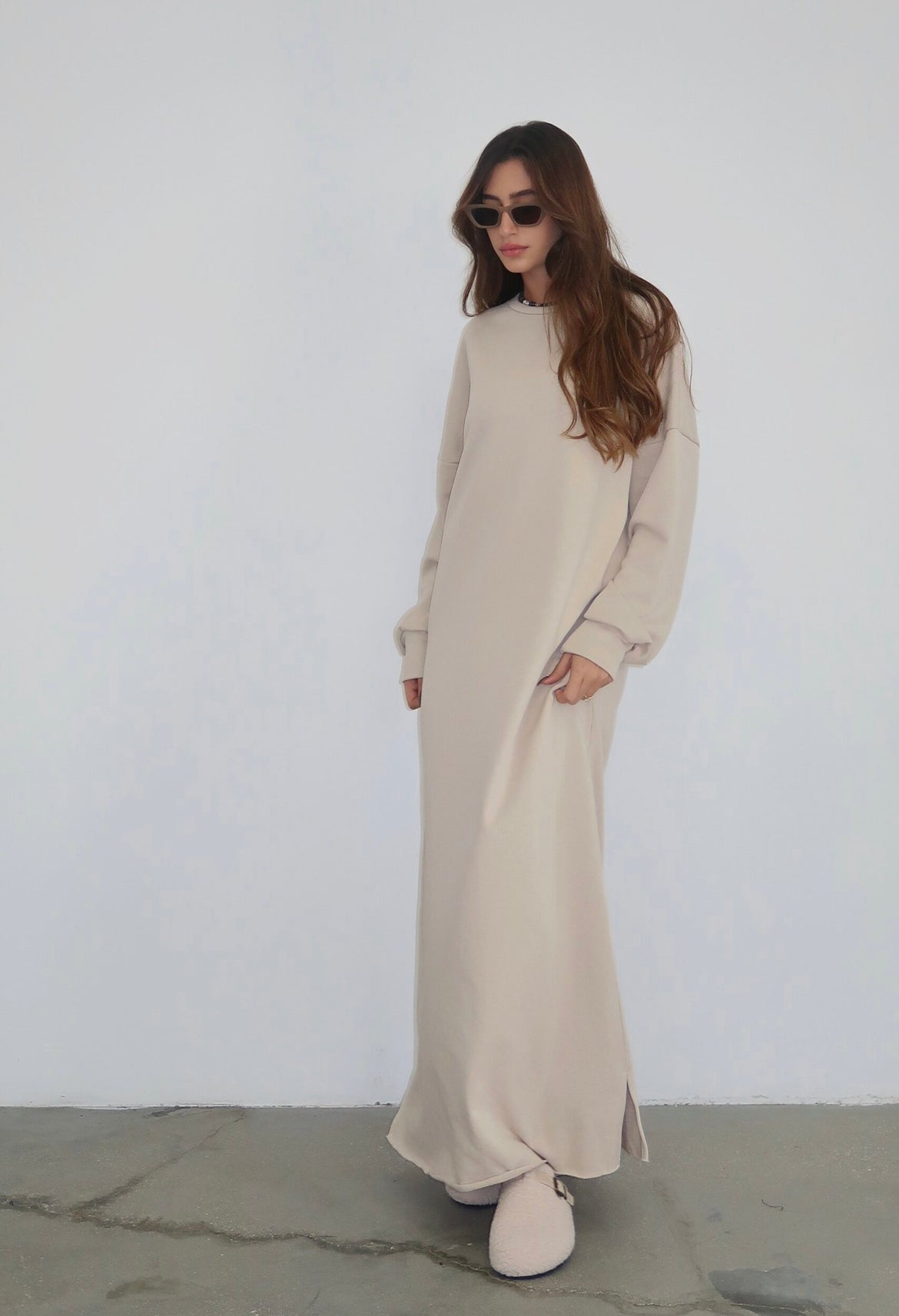 Tomi dress beige