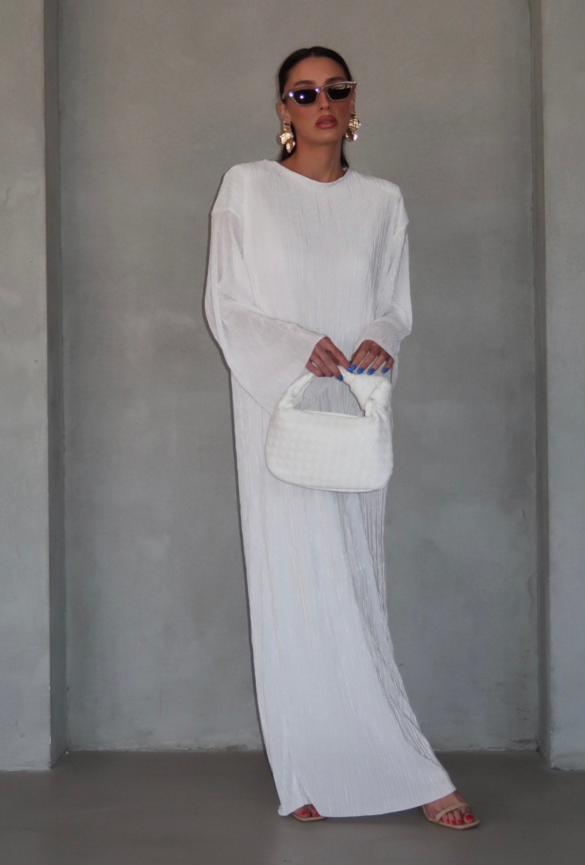 Natalie dress white