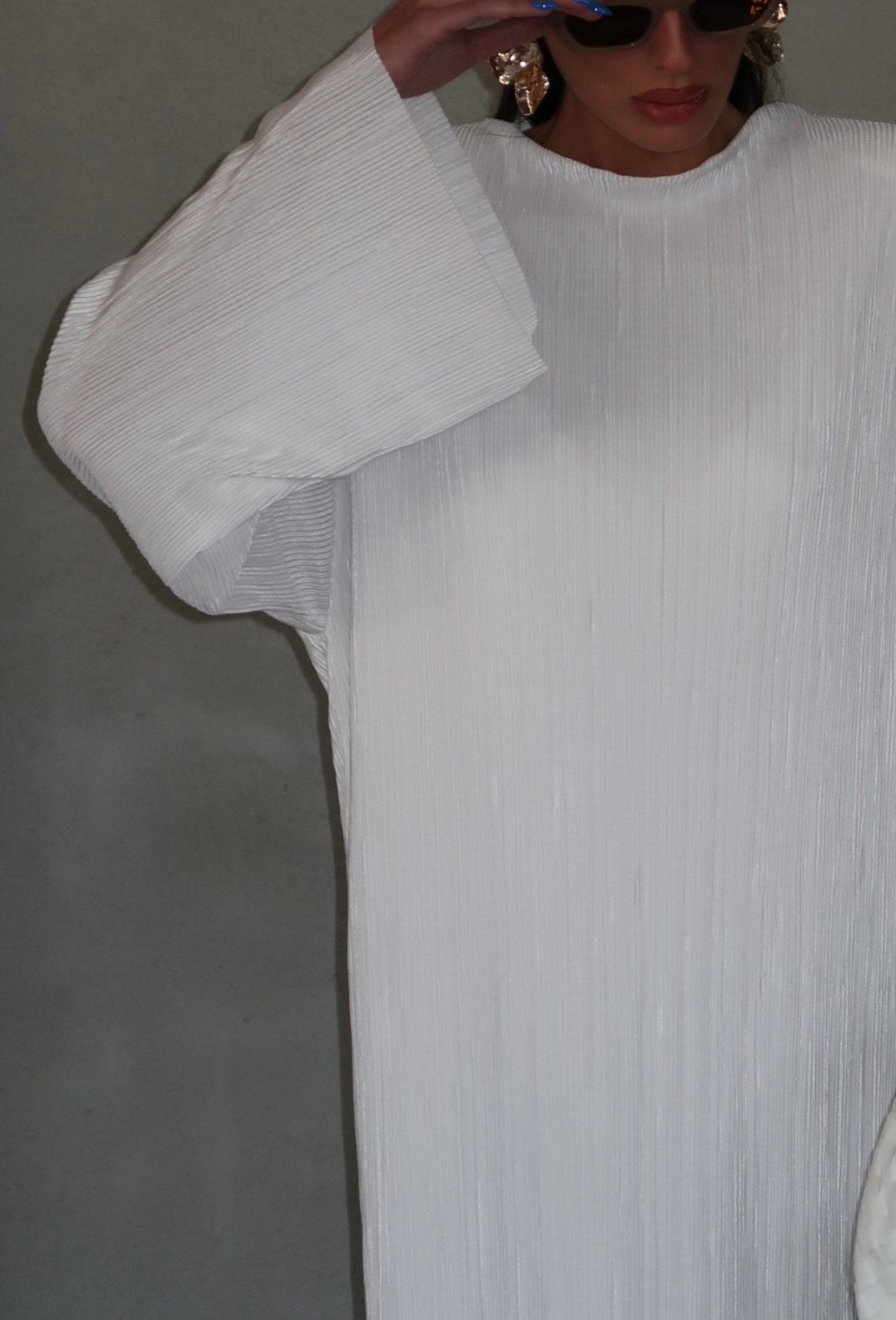 Natalie dress white