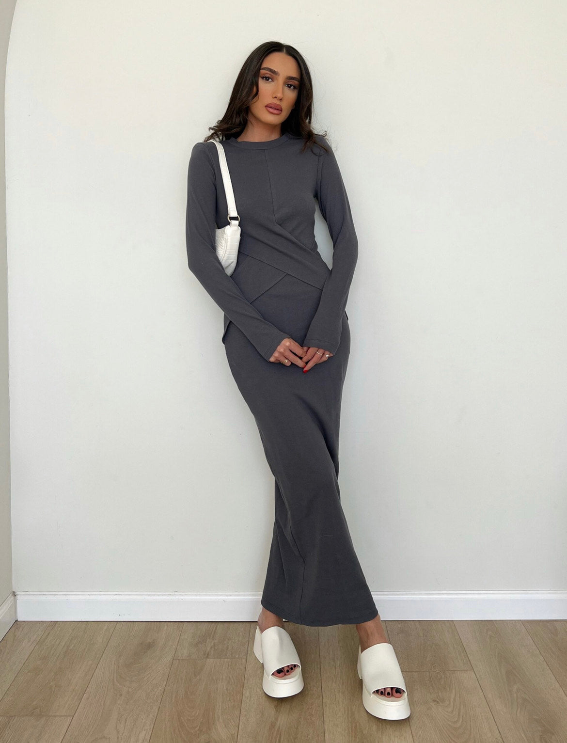 Libi Dress Grey