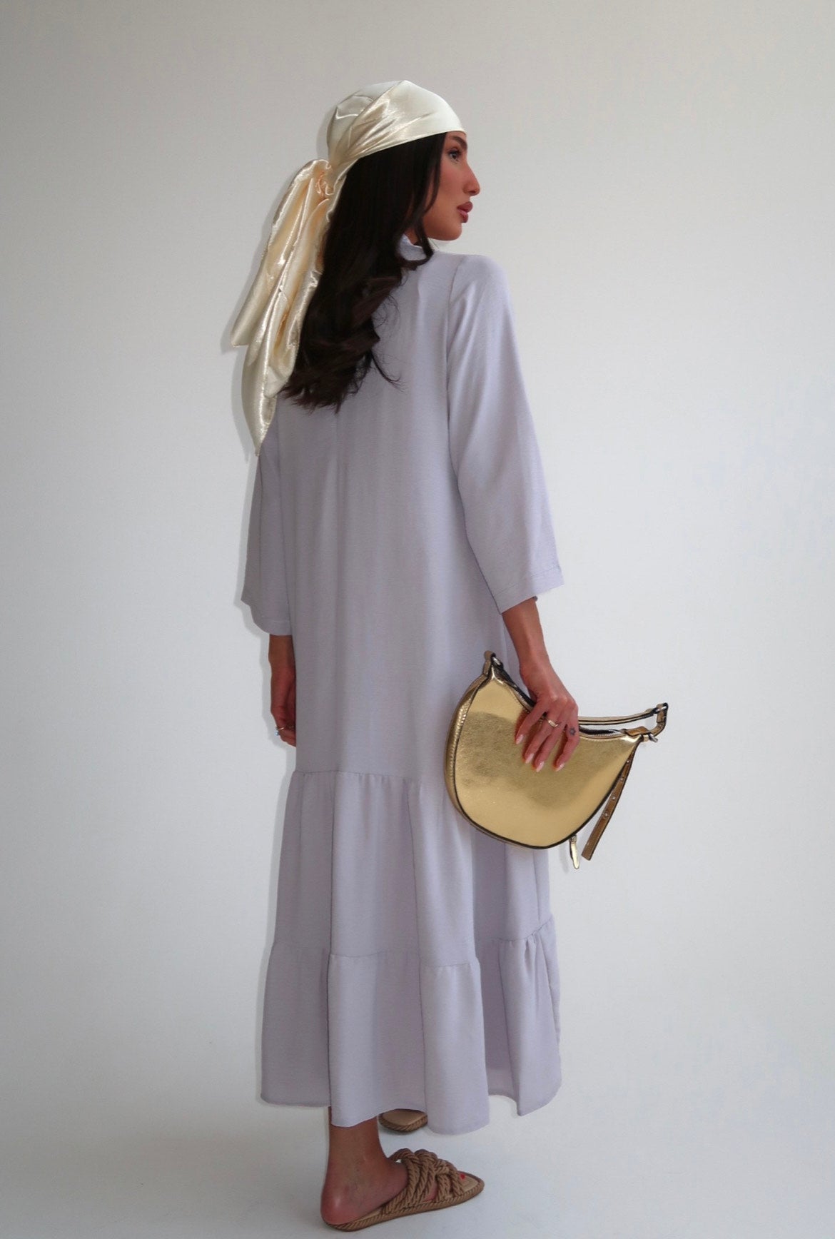 Shilo dress light grey