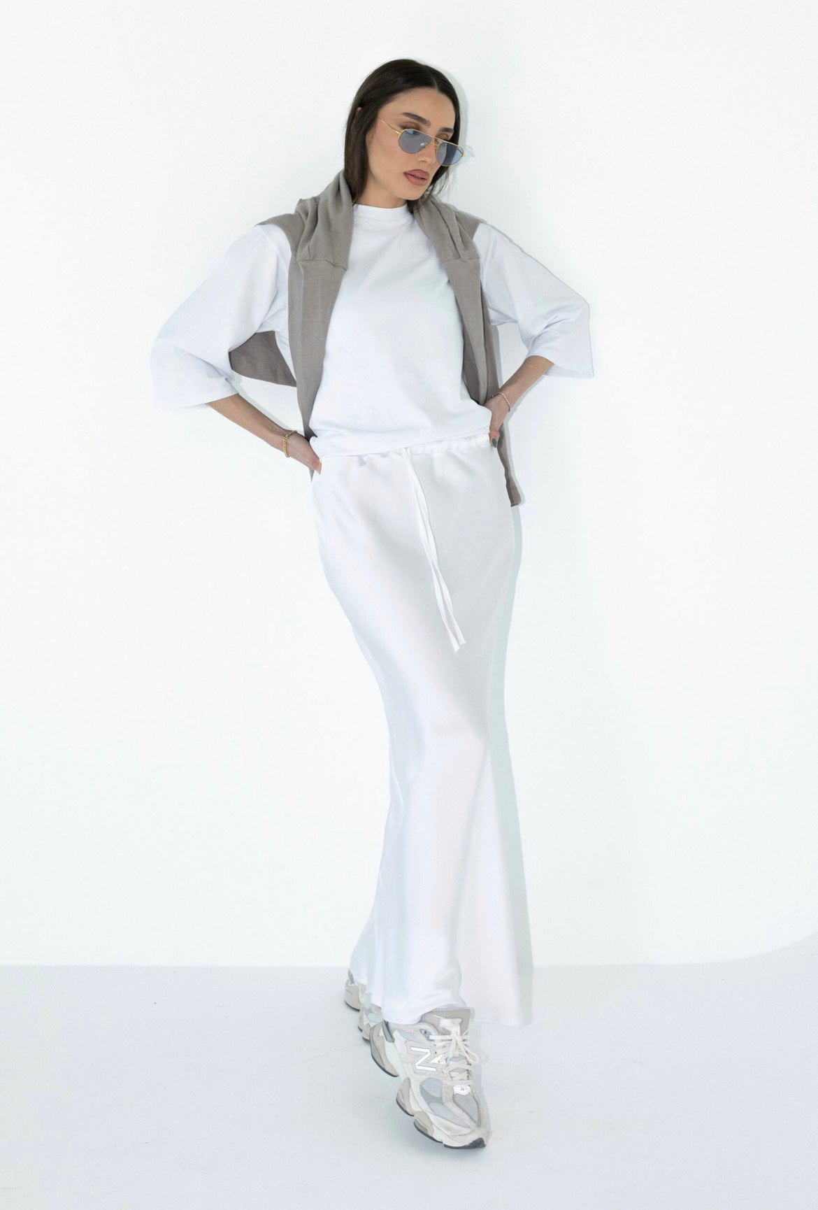 Morgan skirt white