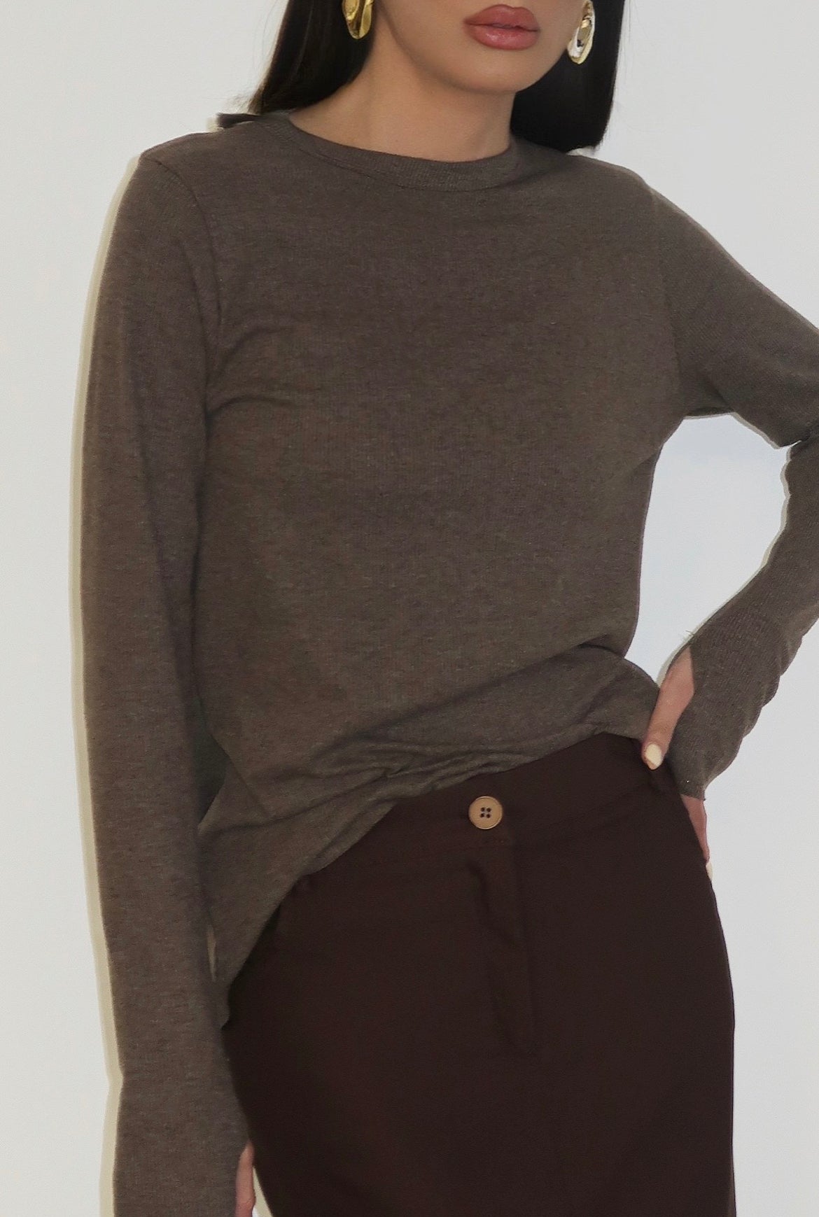 Riv T-Shirt brown