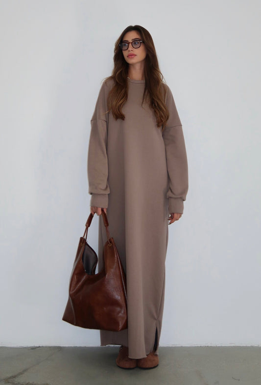 Tomi dress brown