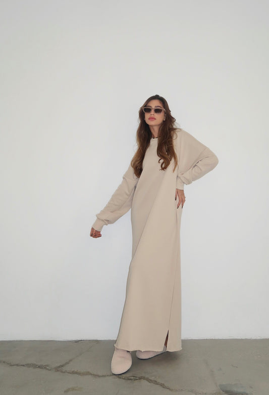 Tomi dress beige