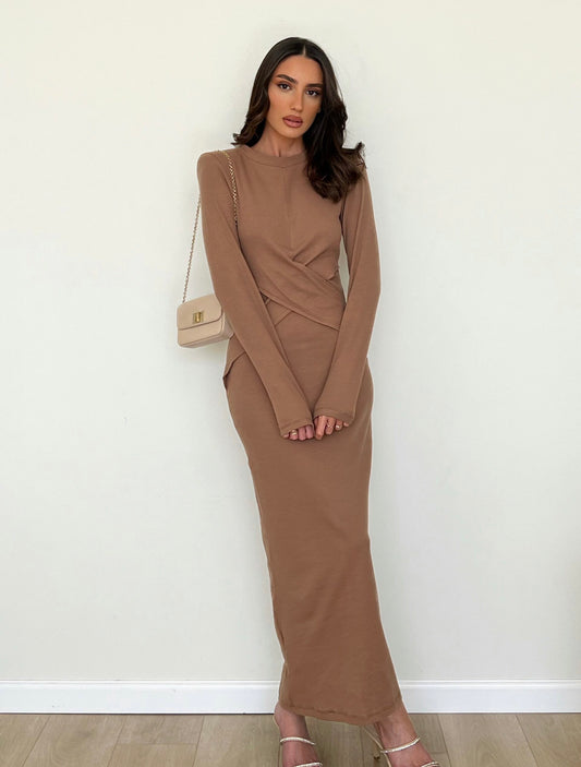 Libi Dress Brown