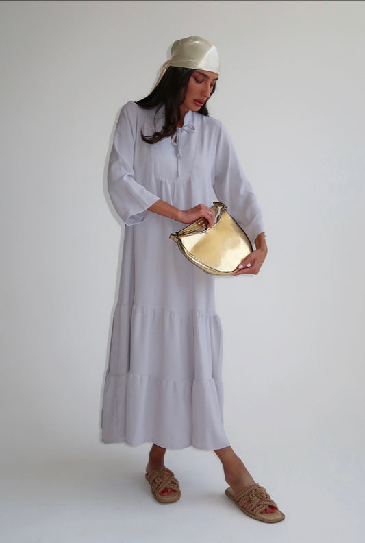 Shilo dress light grey